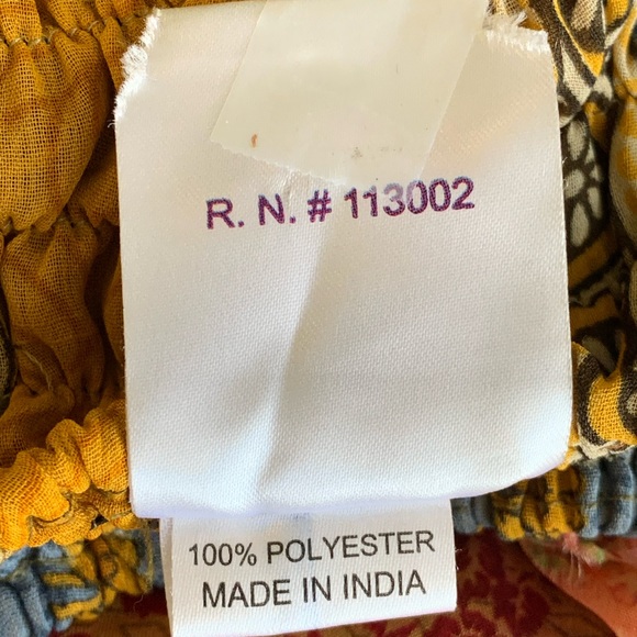 INDIA BOUTIQUE COLORFUL DIAMOND CUT PANEL SKIRT. WOMEN’S S/M - Picture 7 of 7